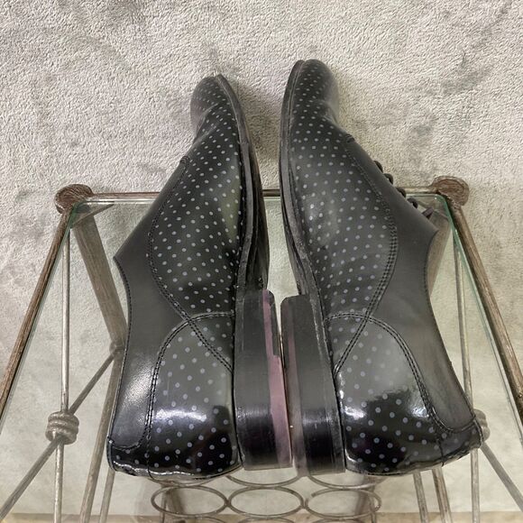 Ted Baker London Mens  Leather Lace-Up  Shoes Men’s Size 11.5 Black polka dot main image 9